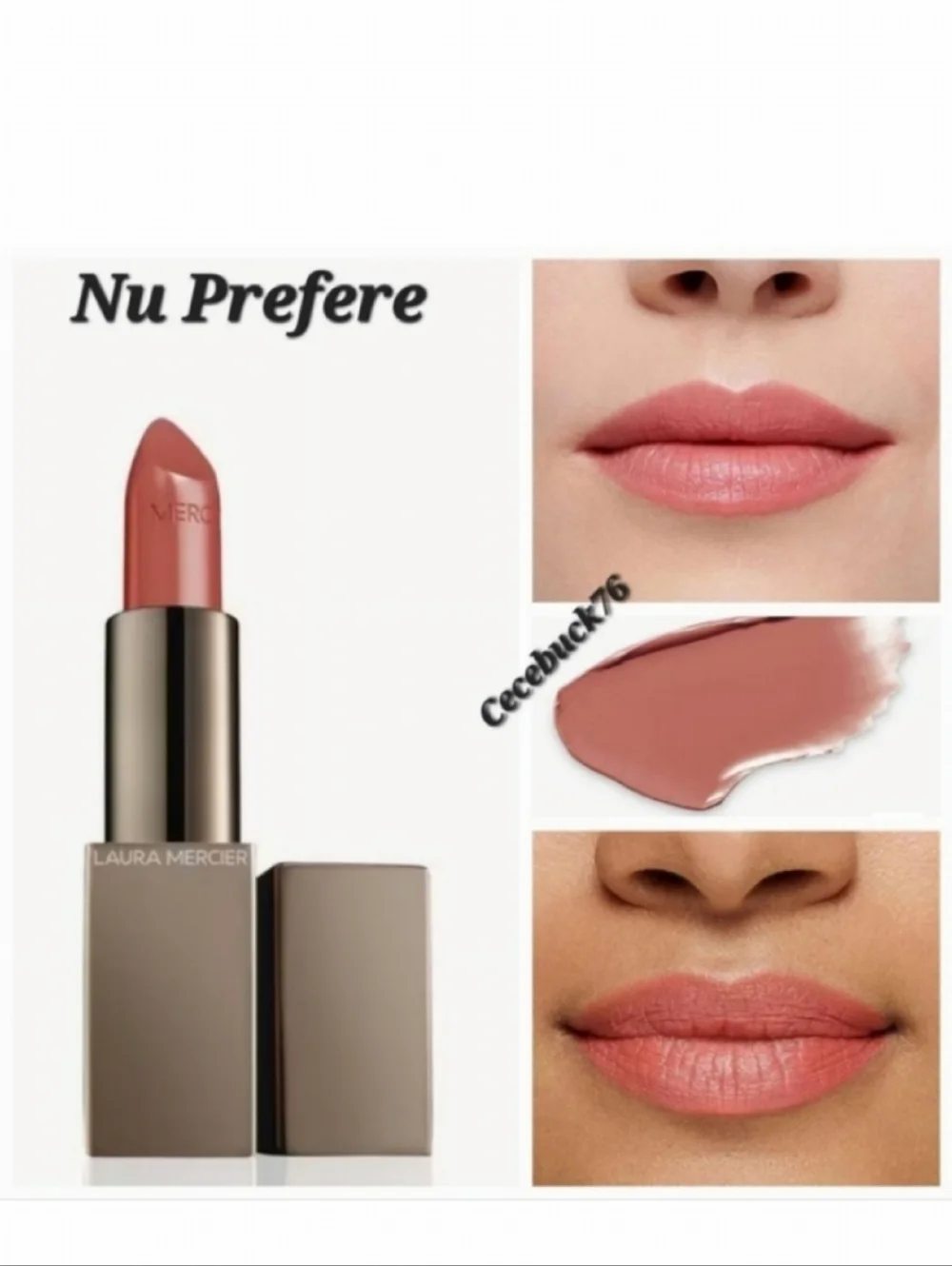 🌺Laura Mercier Nu Prefere Rouge Essentiel Silky Creme Lipstick